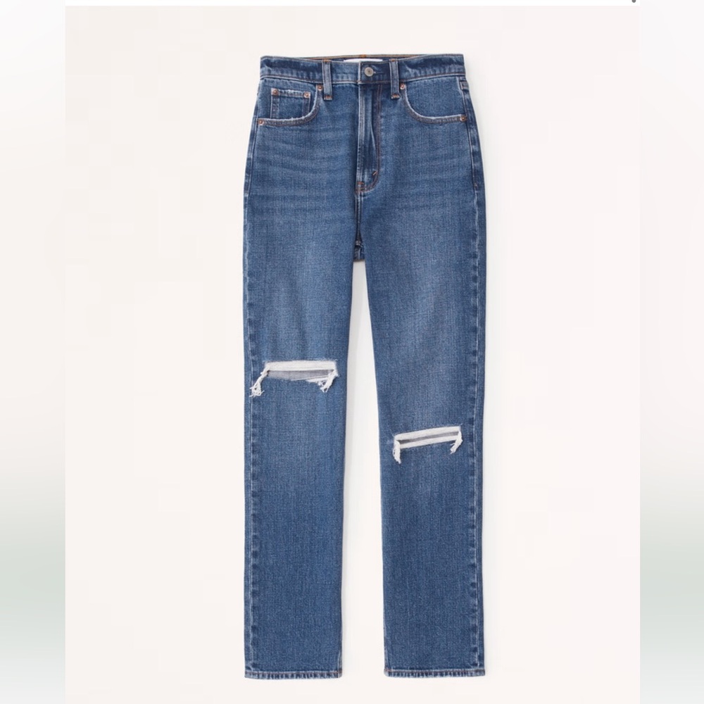 Abercrombie ankle straight jean